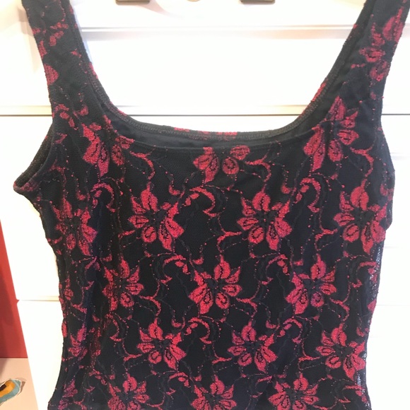 Red and Black Tank Top. - Picture 3 of 3